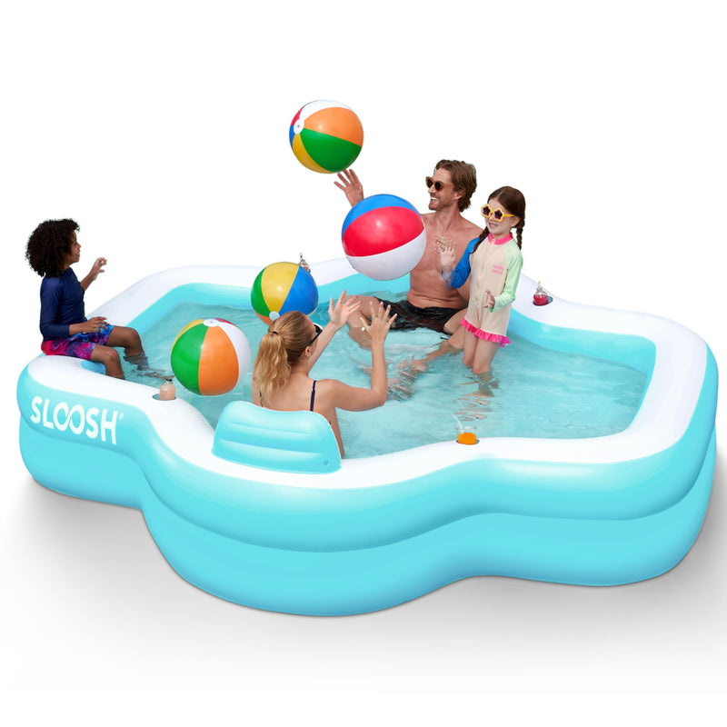 Inflatable Swimming Pool with Seats, 120