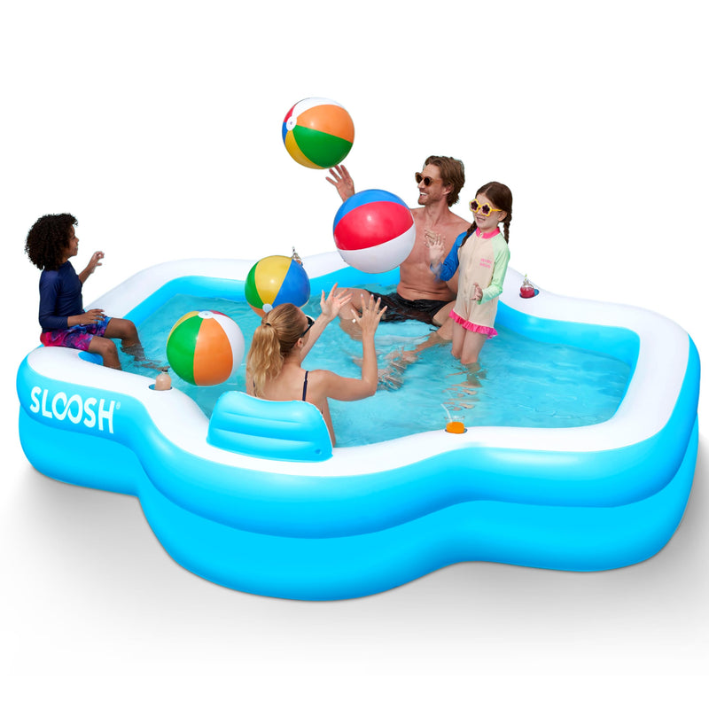Inflatable Swimming Pool with Seats, 120