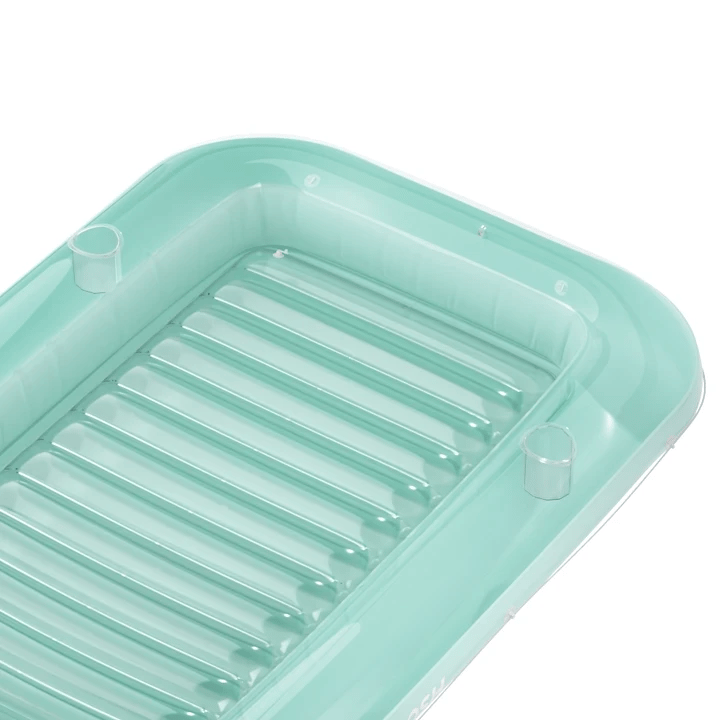 SLOOSH Transparent Inflatable Tanning Pool Lounger Float,  70