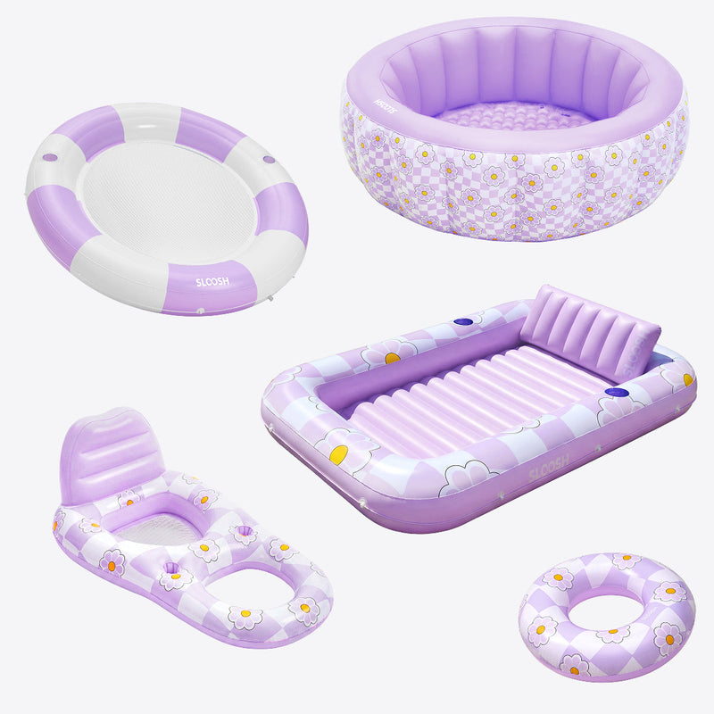 SLOOSH Purple Chase Flower 2026 New Design Series Best Floaties Bundle