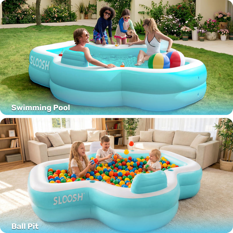 Inflatable Swimming Pool with Seats, 120
