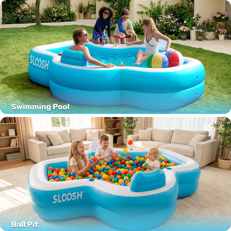 Inflatable Swimming Pool with Seats, 120