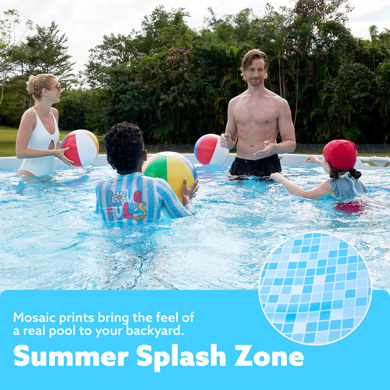 SLOOSH Round Above Ground Pool - 12ft x 30inch