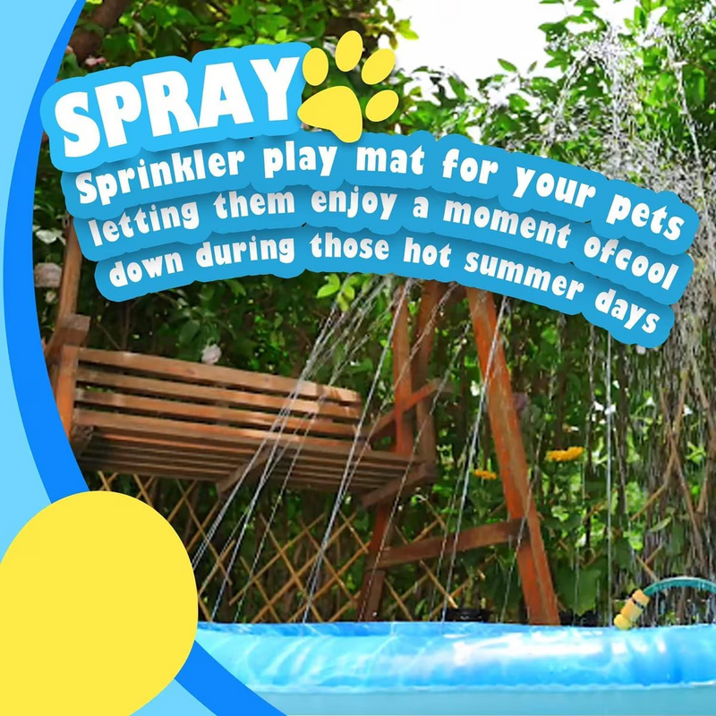 Chill Out - Sprinkler Fun Mat Cool Down Play Mat for Pets