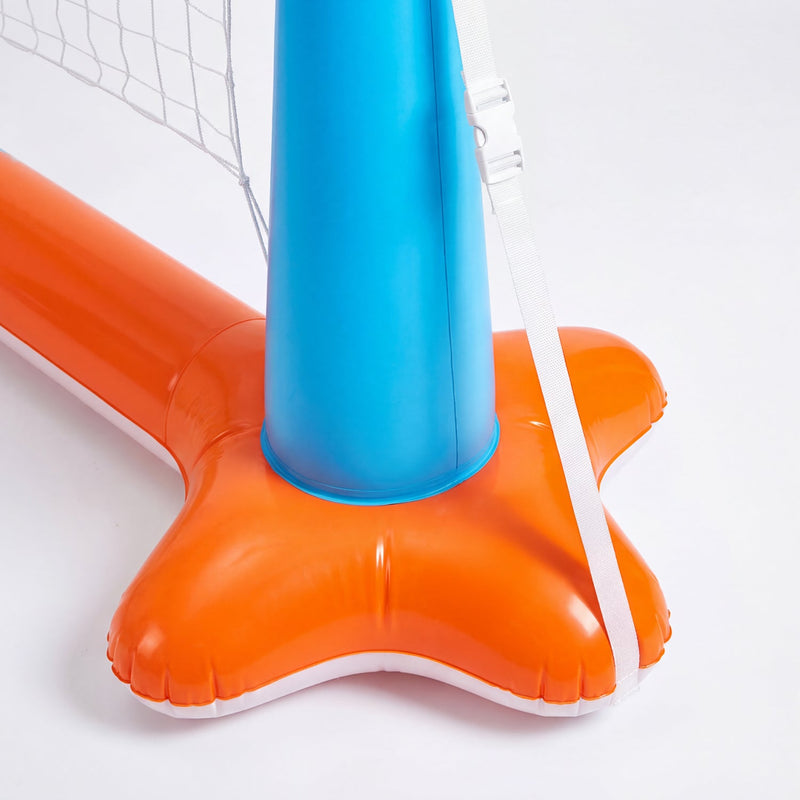 SLOOSH-Inflatable Basketball & Volleyball Pool Game Float Set