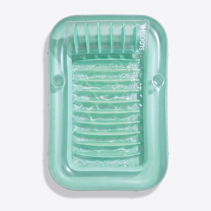 SLOOSH Transparent Inflatable Tanning Pool Lounger Float,  70