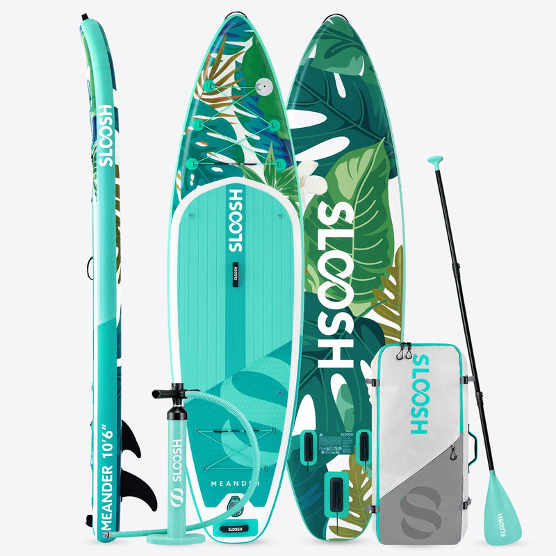 SLOOSH Meander Stand Up Paddle Board–Stable & Lightweight Inflatable SUP, 10'6