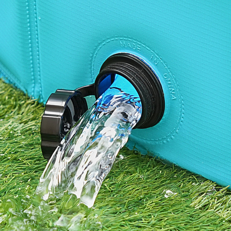 SLOOSH Foldable Dog Kiddie Pool - Portable Hard Plastic Doggie Swimming Pool