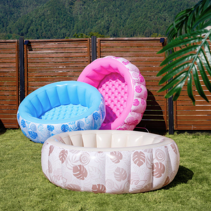 SLOOSH Inflatable Round Swimming Pool for Family, 5.5' x 20