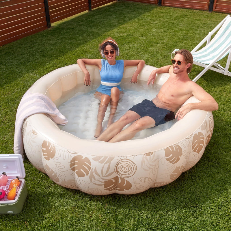 SLOOSH Inflatable Round Swimming Pool for Family, 5.5' x 20