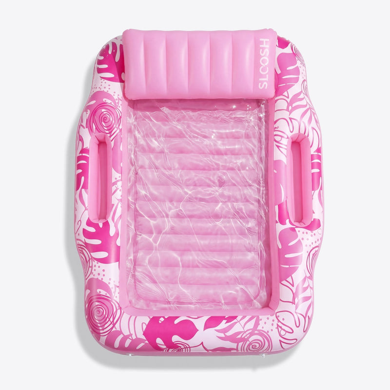 SLOOSH Tropical Leaves Suntan with Cooler