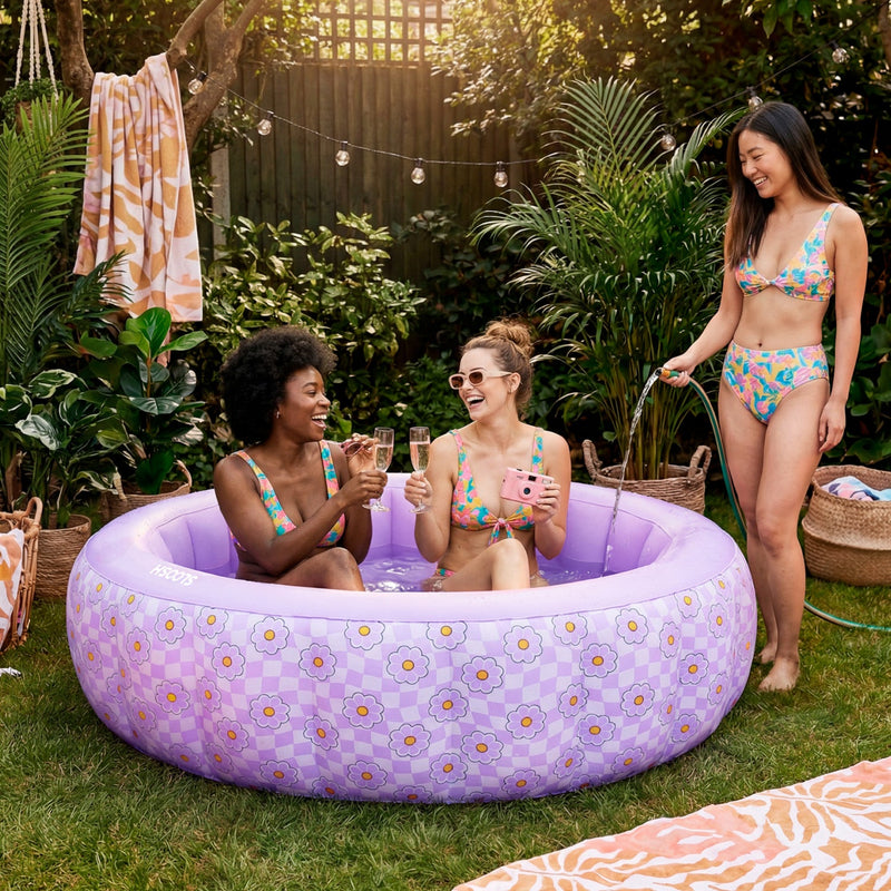 SLOOSH Inflatable Pool Pink Tie-dye-Bliss State