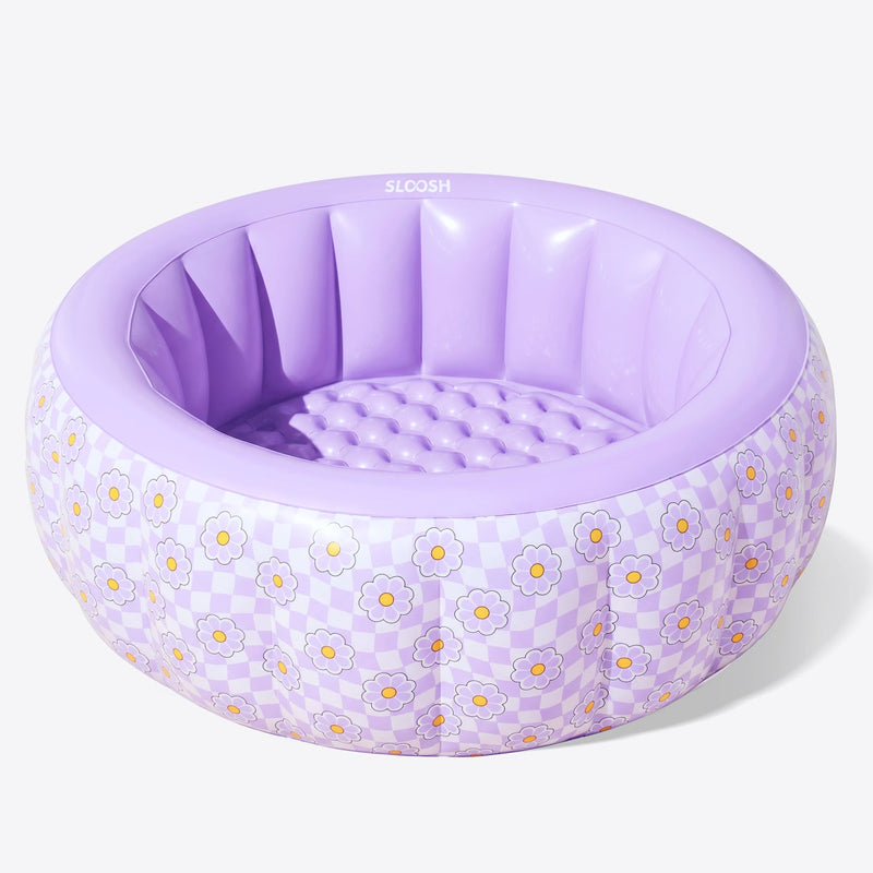 SLOOSH Inflatable Pool, Purple Chase Flower Bloom State