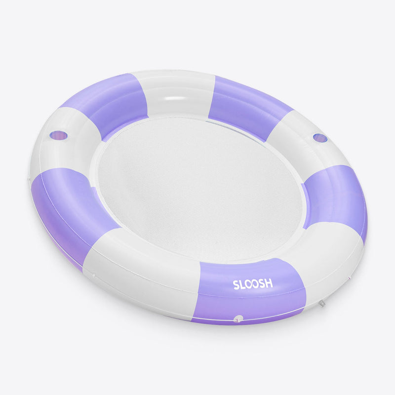 SLOOSH Inflatable Water Hammock, Purple Chase Flower-Bloom State