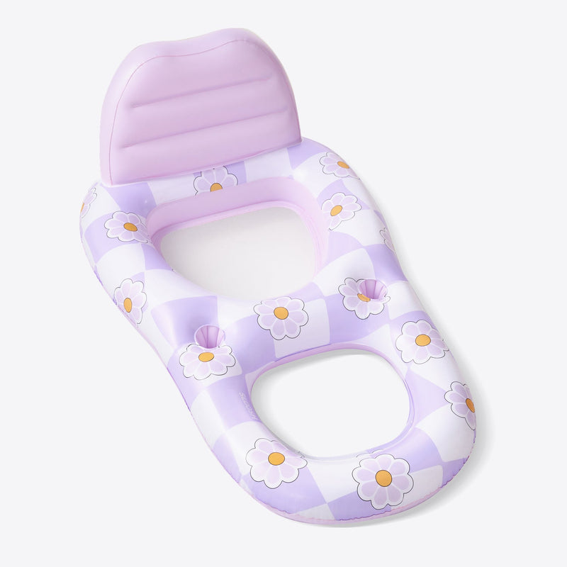 SLOOSH Inflatable Water Lounger Pink Tie-dye Bliss State