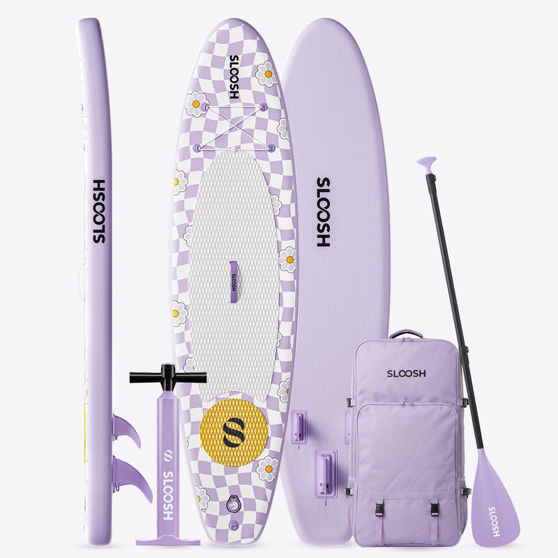SLOOSH Purple Chase Flower Inflatable Stand Up Paddle Board-Bloom State