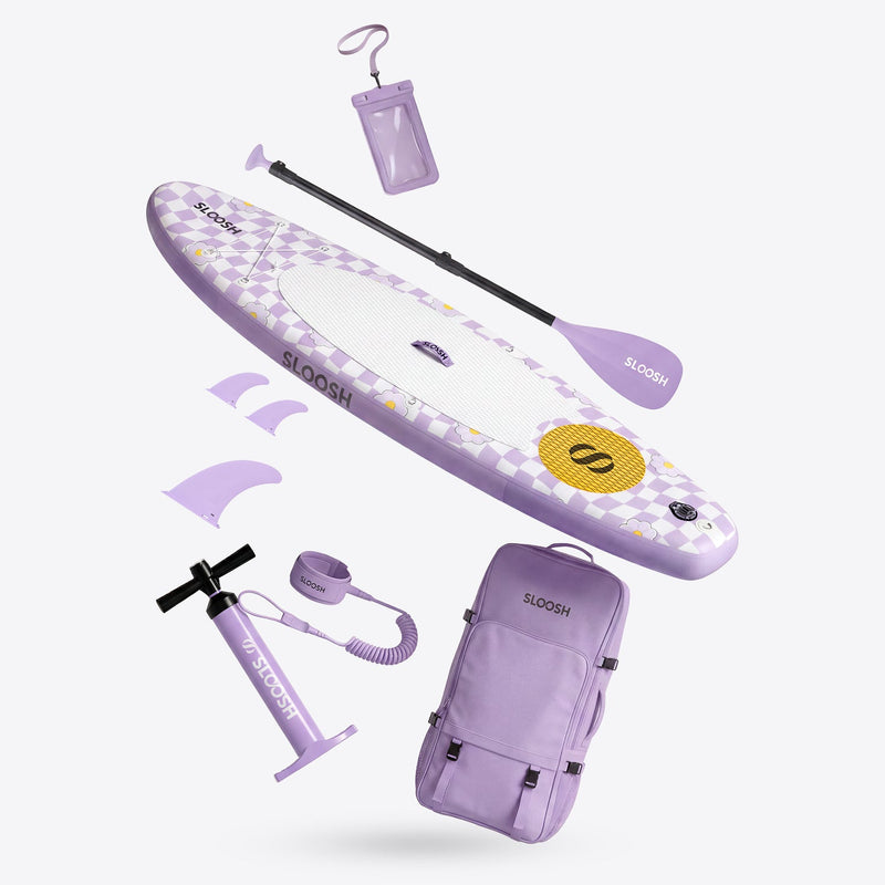 SLOOSH Purple Chase Flower Inflatable Stand Up Paddle Board-Bloom State