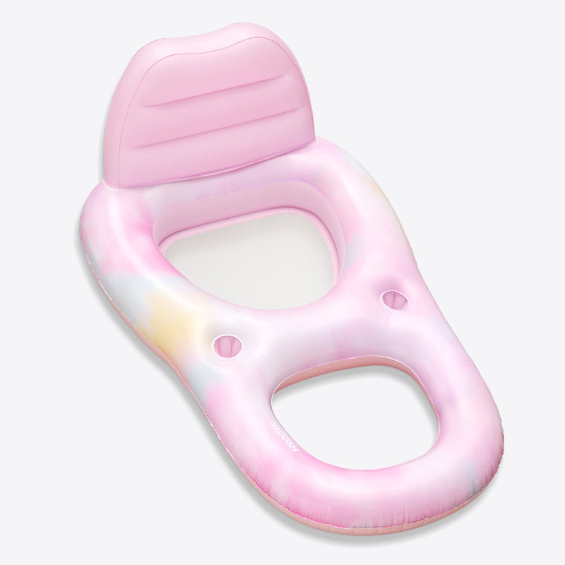 SLOOSH Inflatable Water Lounger Pink Tie-dye Bliss State