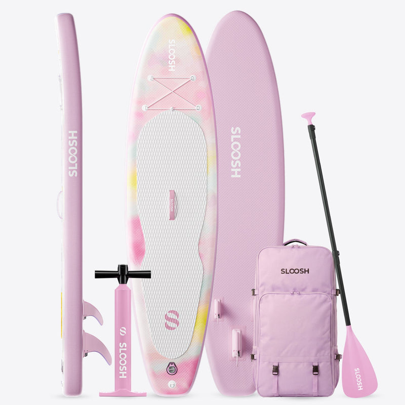 SLOOSH Inflatable SUP Pink Tie-dye-Bliss State, 126
