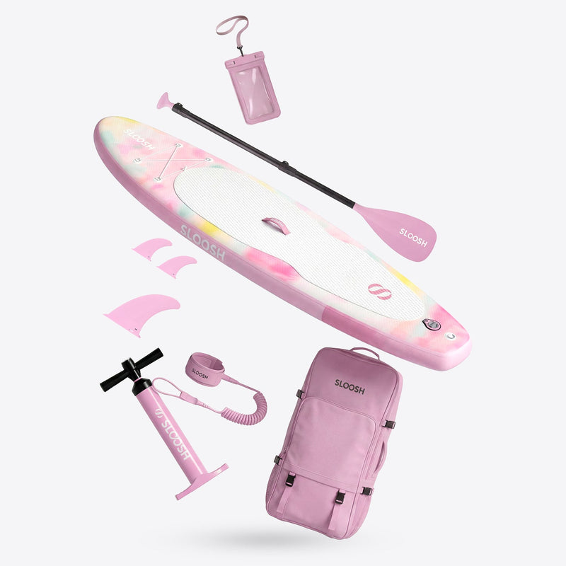 SLOOSH Inflatable SUP Pink Tie-dye-Bliss State, 126